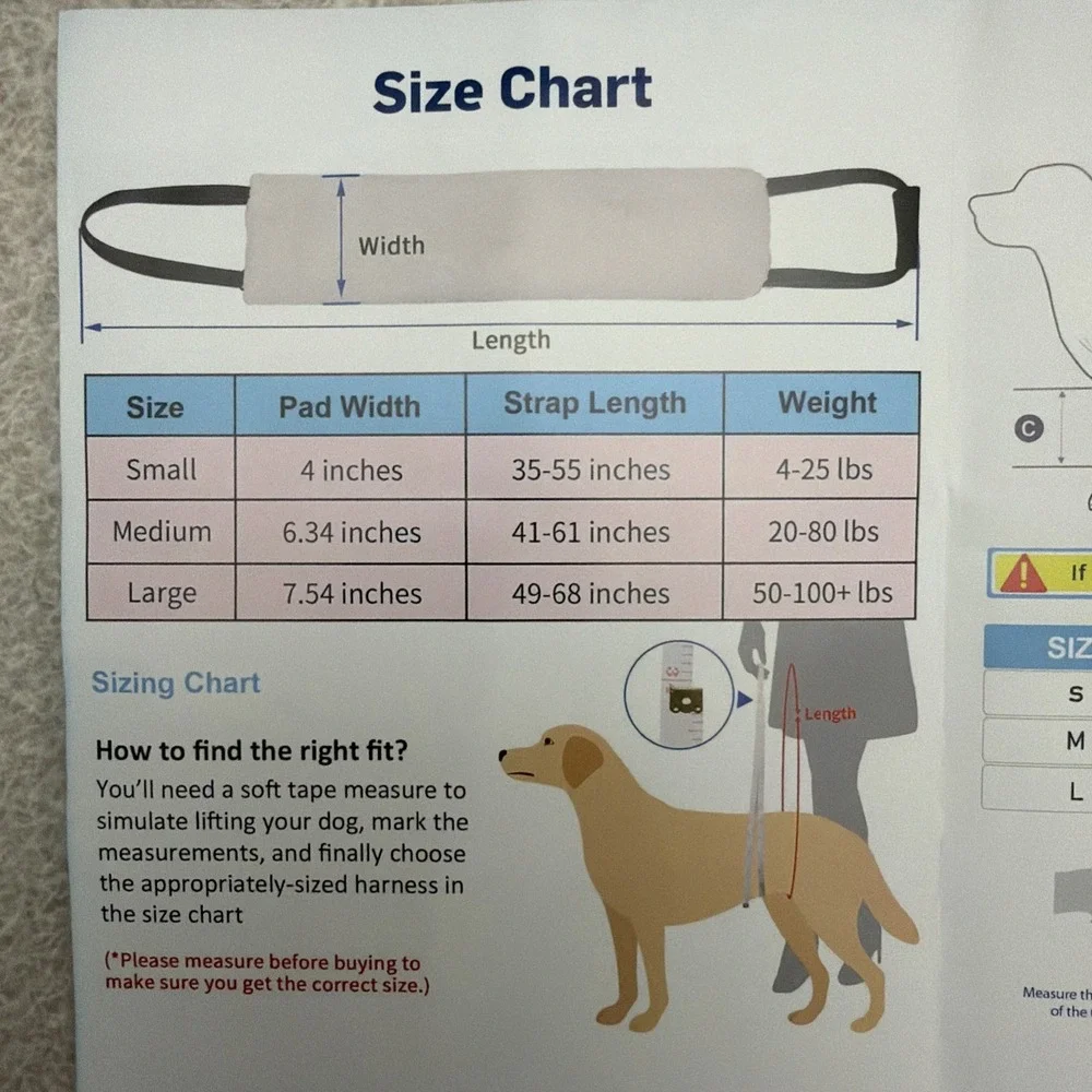 Dog Knee Brace Medium Hind‎ Rear Leg Adjustable ACL Support for Injury Arthritis